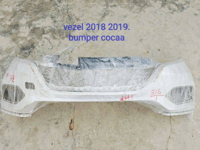 Honda Vezel 2018/19 Bumper + Lip (Bumper Kit)  bottom lip rubber 7