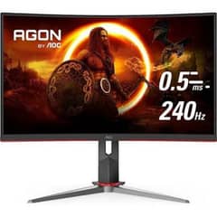 AOC C32G2ZE - 240Hz 1080p FHD VA 32" Curved Gaming Monitor