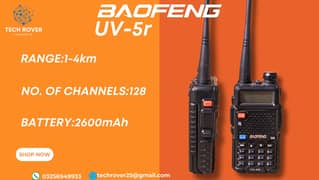 Walkie Talkie | Wireless Set Official Baofeng UV-5R Two Way Radio