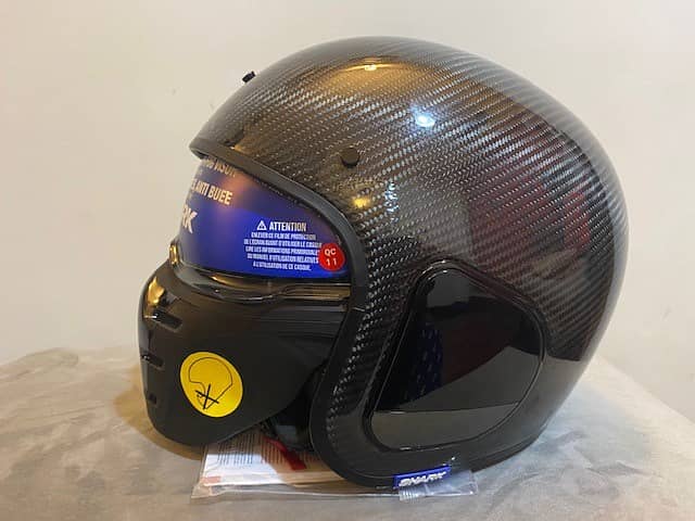 BRAND NEW SHARK DRAK 2 CARBON FIBER HELMET WITH DUST COVER 4