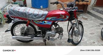 Honda CD 70 model 2024 letter per