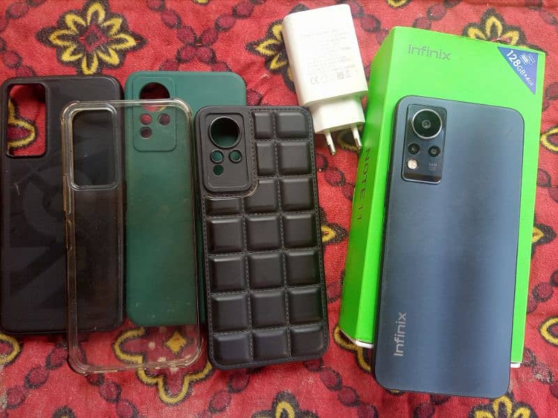 infinix not 11 /4+2/128/full box 4