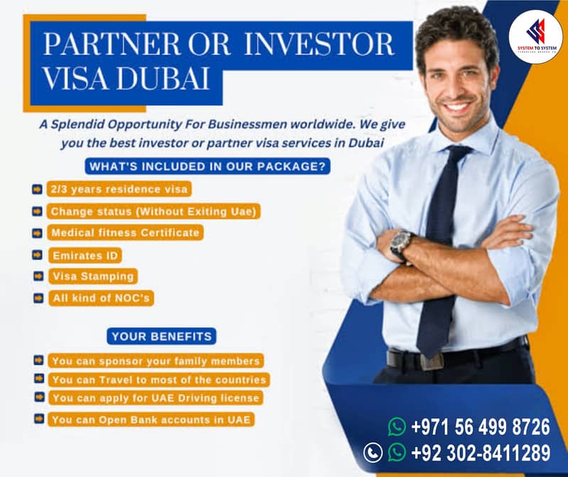 UAE Partner Visa in Lahore - Dubai Work Visa - Dubai Freelance visa 0