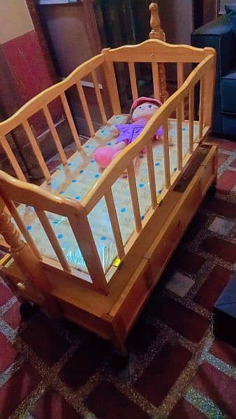 wooden baby cart 10/10 condition 0