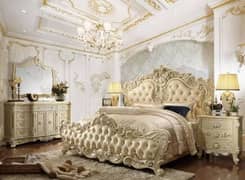 sheesham wood bed set-bridal beds-chinyoti beds-bedset