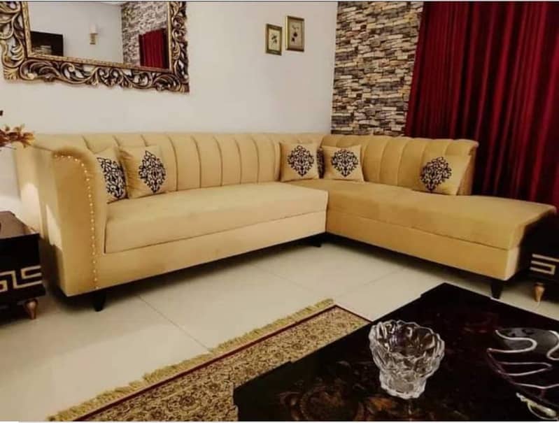 L shape sofa | sofa set | sofa repair | fabric change | sofa poshish 16