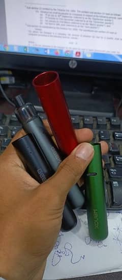 Geek Vape wenax c3, Oxva Xlim, Vthru