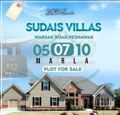 5 Marla Plot for sale at Sudais Villas Warsak Road 0