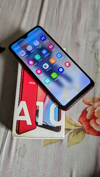 Samsung A10s exchange with mobile with original box 0