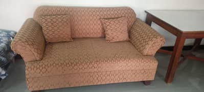 2 seater sofa and cabinet