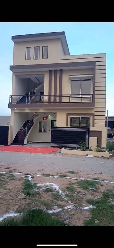 5 Marla Double Story Double Unit Brand New House Available For Sale In Caltex Road Rawalpindi 0