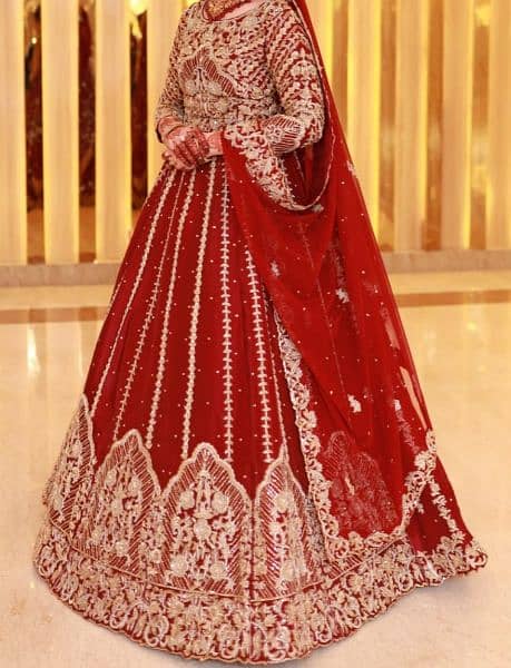 Bridal Lehnga / Wedding dress / Barat wear / Bridal red Dress 1