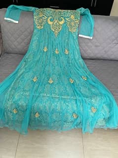 Turqoise Net Frock for sale