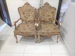 2 chairs for sale Victorian style chair