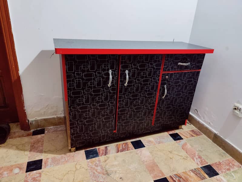 Cupboard & TV Trolley/Iron Stand with lockers/Study table with lockers 2