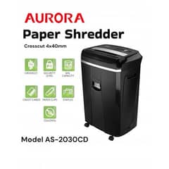 Paper Shredder Aurora AS 2030CD