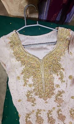 Bridal dress with hand embroidery for sale