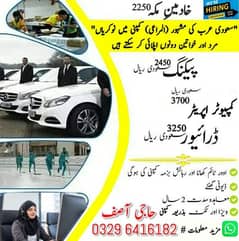 Saudi Arabia Job Male & females/ Hiring Vacancies Avail / Work Permit