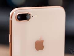 I phone 8 plus 10/10 PTA approved  golden colour