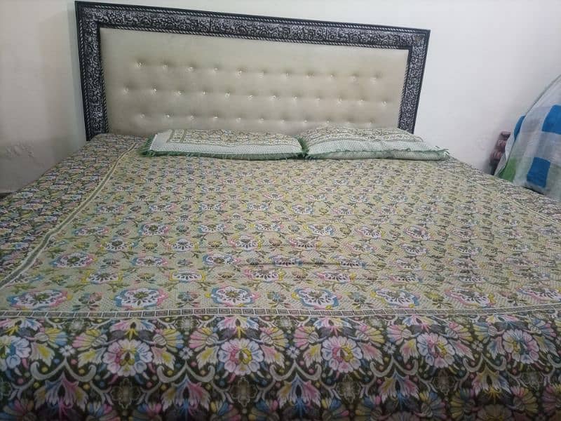 Double Bed With Spring Matters For urgent sale 0