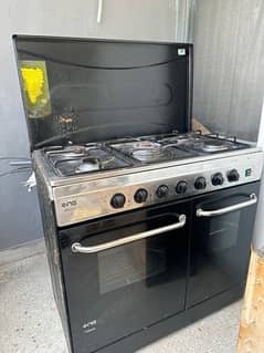 Nasgas 5 burner (double door) oven + broiler