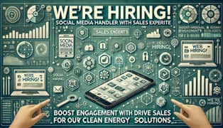 Social Media Handler with Sales Focus, Career Oriented Male/Female req