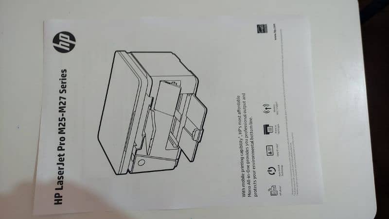 HP LaserJet Pro MFP M26nw Printer (T0L50A) with box 7