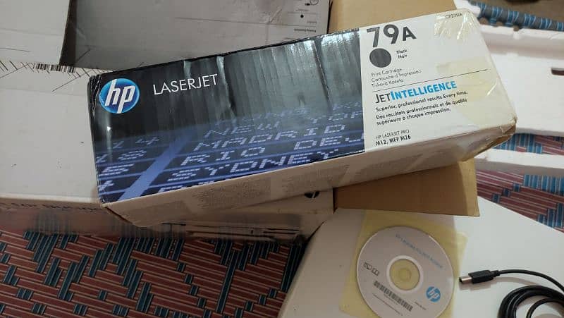 HP LaserJet Pro MFP M26nw Printer (T0L50A) with box 15