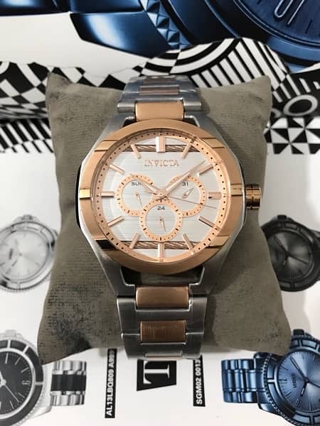 INVICTA BOLT-ROSE GOLD-NEW ORIGINAL WATCH-RADO-OMEGA-ROLEX-TISSOT-SEIK 2