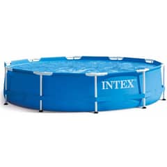 INTEX 26710 (size:12ft/30inc) prism metal frame swimming pool.