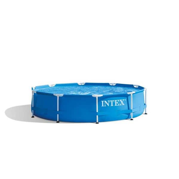 INTEX 26710 (size:12ft/30inc) prism metal frame swimming pool. 1