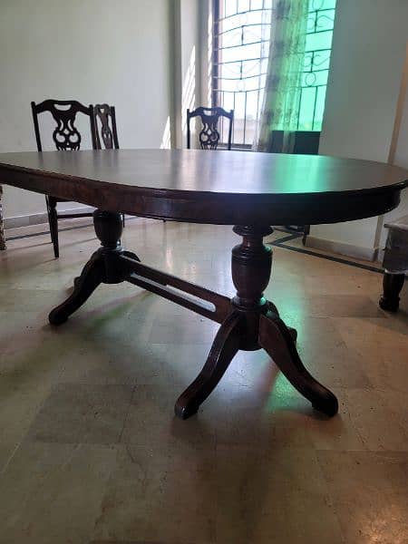 Dining table with 6 chairs 7