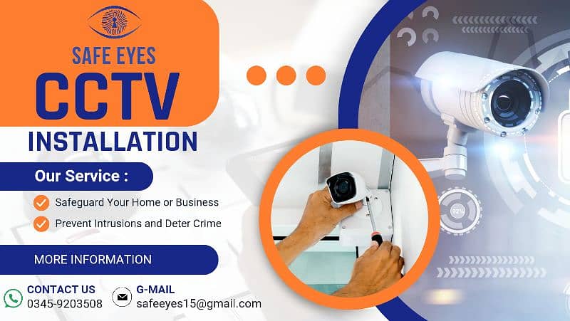 Safe eyes CCTV camera installation services 0