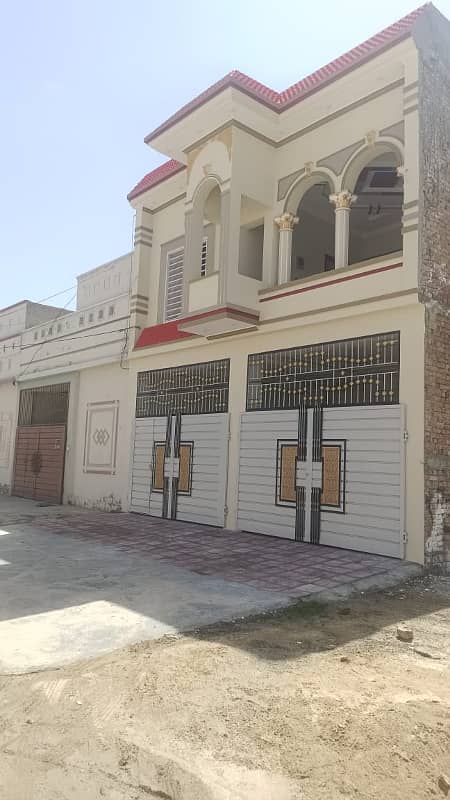 Hassan town rafi qamar road new brand luxury 5 Marly proper double story house for sale 9