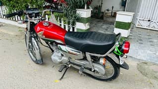 honda 125 special edition red colour