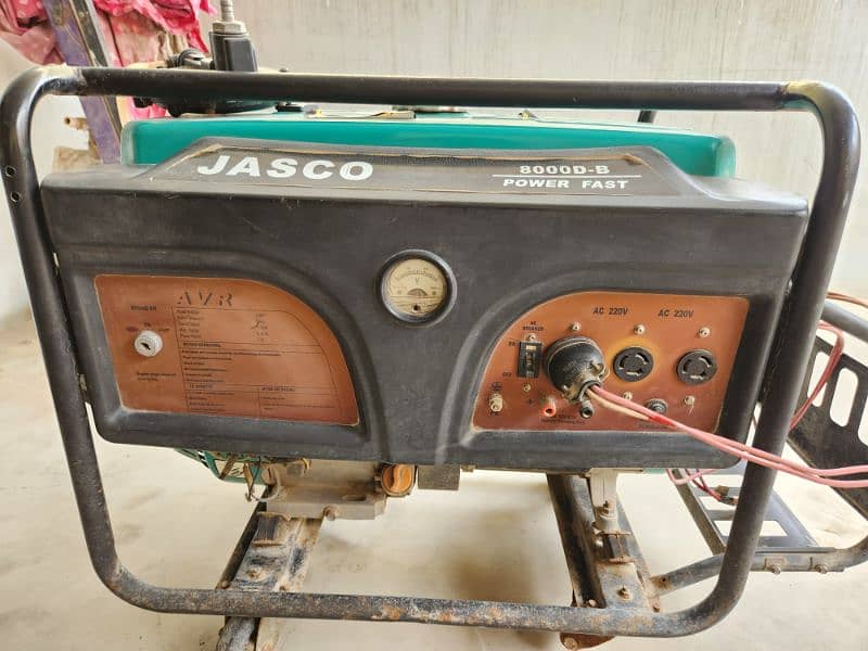 Jasco 8000D-b 6.5kVA Generator (Green Series), Gas kit installed. 1