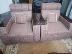 Sofa set with dewan