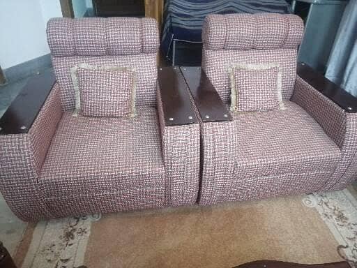 Sofa set with dewan 0