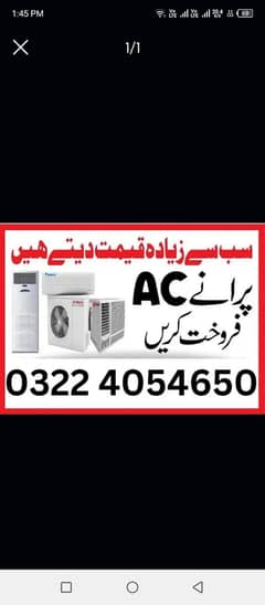 AC sale & purchase, old Ac purchase, window Ac 0