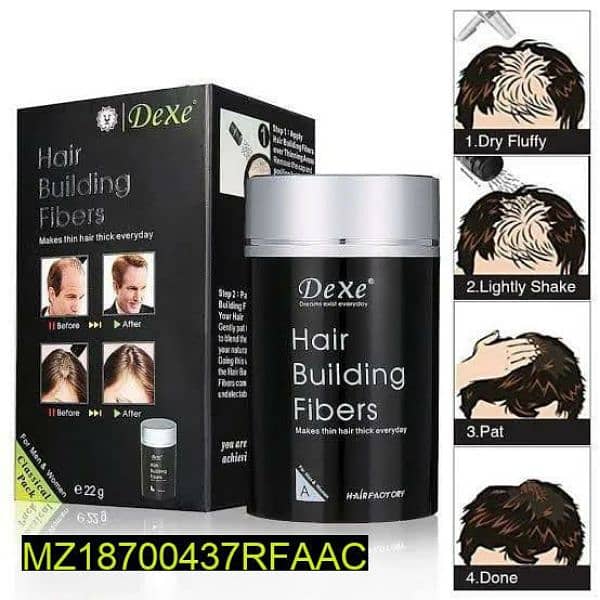 Hair Building Fibers
•  22g 2