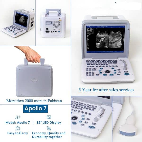 brand new ultrasound machine. . . . 6