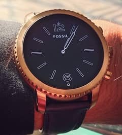 Fossil Q Explorist Rose Gold Smart Watch