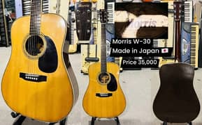 Morris W-30 Made in Japan Jumbo acoustic guitar 0