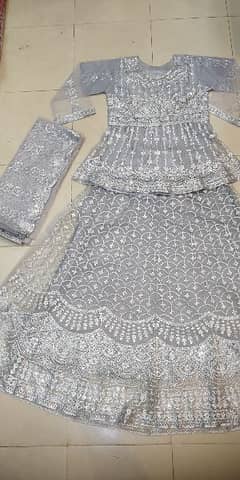 Net lehenga 3 pcs Hand made 0