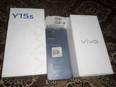 vivo y15s 3/32 with box charger