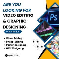 Graphic designer and video editor