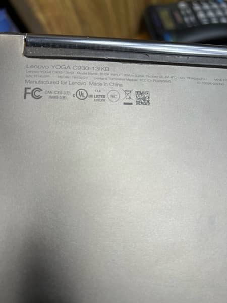 Lenovo Yoga i7 8th gen 3