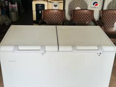 Haier double door deep freezer