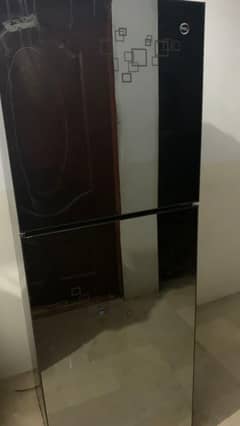 PEL 14 cu ft Mirror Glass Door Refrigerator (PRGD155) 03162649078 0