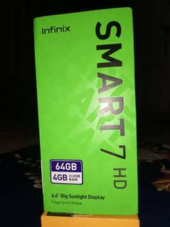 Infinix smart 7  4/64 with 11 months warranty